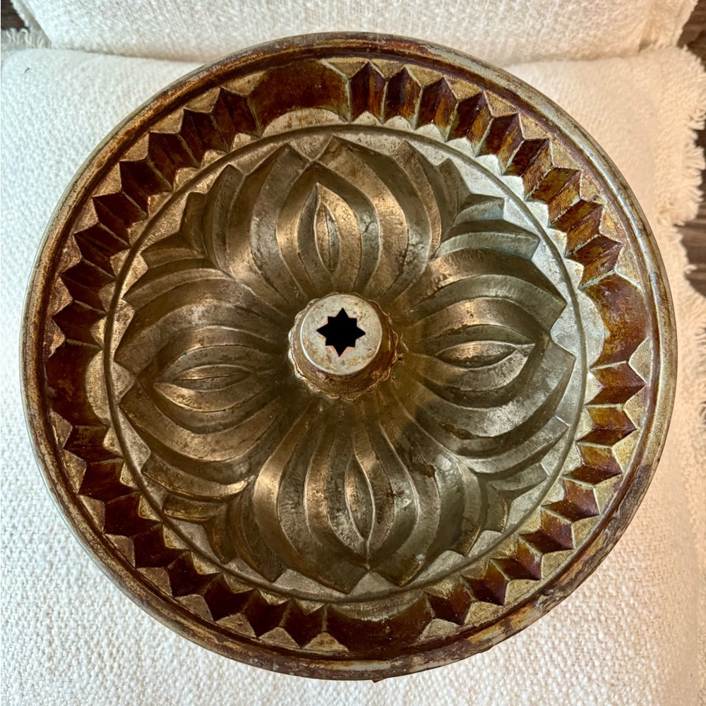 Vintage Christian Wayner Rein Kupfer Copper Bundt Pan ca. 19th Century